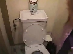 ViP Toilet Masturbation HAIRY Pussy girls - NV
