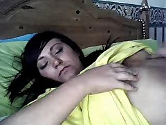 Cute Danni reveals boobs on webcam