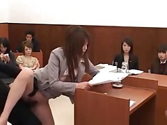 Japanese lawyer gets fucked by shadow