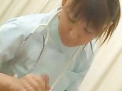 Japanese nurse handjob - censored