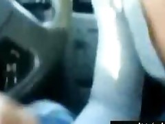 Blow Job And Cum Eating In Our Car
