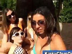 Cfnm Femdom Bikini Party Blowjob