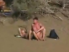 Two Couple Fucking On A Public Nudist Beach
