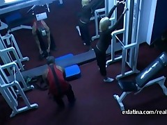 Horny Latina Girlfriend Gym Sex By Hidden Camera