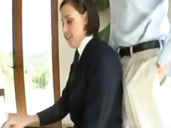 Schoolgirl In Uniform Seduced By Old Teacher