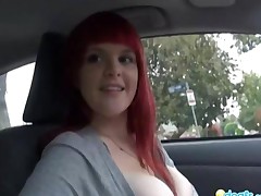 Redhead Emo Car Driving Horny