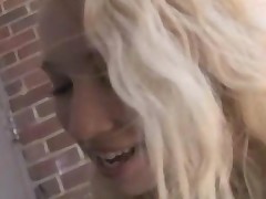 Blonde Teen Assfucked At A Gloryhole