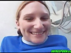 Nice blonde teen at the doctor