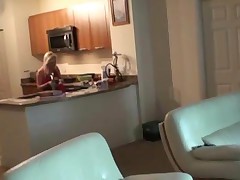 Desray - Super Hot Blonde Baking Cookies But That Turns Into Going Down On Her Boyfriends Dick And S