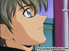 Young Anime Slut Gets Her Wet Pussy Fingered While Giving A Handjob And A Blowjob