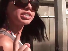 Tattoed Cutie Eating Hard Cock On A Yacht