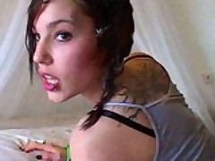 Gothic Strips On Webcam