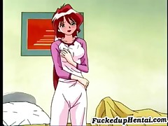 These Two Cute Hentai Lesbian Babes Wanting To Play With Their Pussies