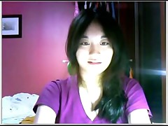 Asian Girl on Webcam