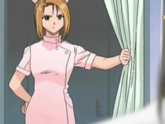 Hentai scene with slutty nurse in sotckings