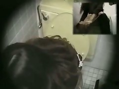 ViP Toilet Masturbation HAIRY Pussy girls