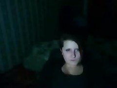 Shy bbw chick teases with her big tits on cam tube