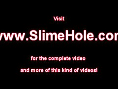 Two blondes sucking black dick through a gloryhole