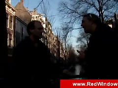 Two guys visiting a whore in Amsterdam