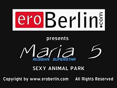 Eroberlin presents Maria from Russia in sexy Animalpark