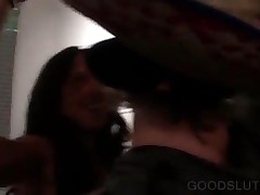 Horny Sluts Strip And Make Out At A Party