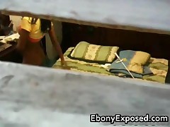 Spying My Black Teen Neighbour 6 EbonyExposed
