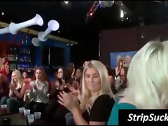 Sweet Party Cuties Sucking Strippers Penis