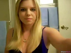 This Blond Girl Features In A Sexy Webcam Session