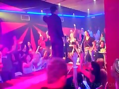 Wild Crazy Cuties Dancing With Hot Stripper