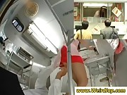 Japan waitress gets slit fingered
