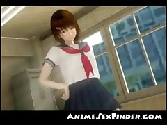 3D Teacher on Schoolgirl!