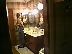 Voyeur - Masturbates In Bathroom showing striptease